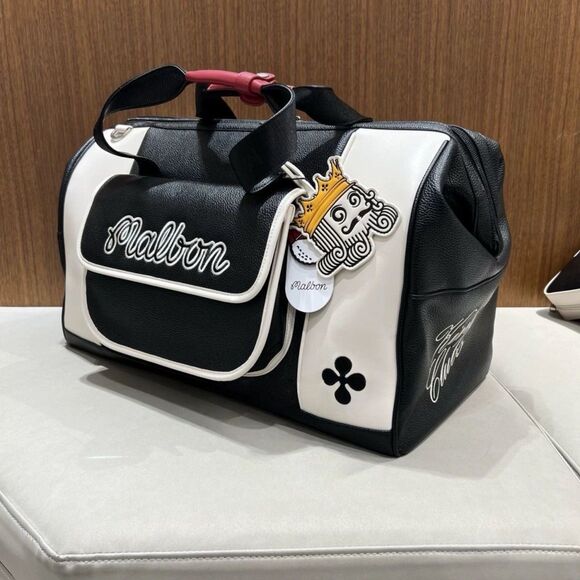 Malbon Fashion Golf Boston Bag Shoes Bag Weekender Carry-On - Picture 2 of 10